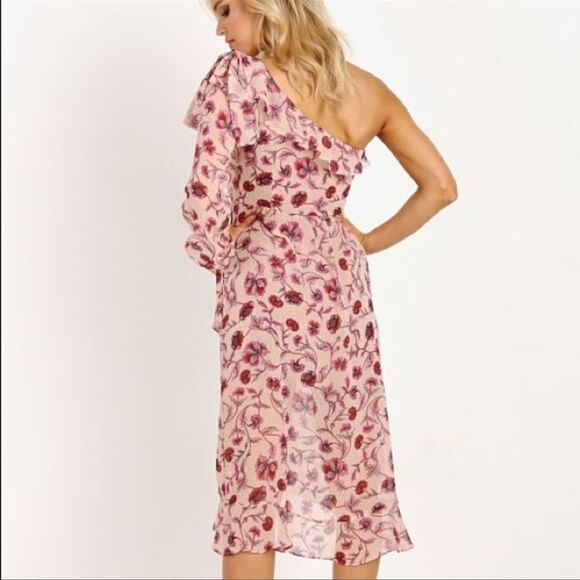 For Love & Lemons Agnes One Shoulder Dress size XS - Picture 5 of 12